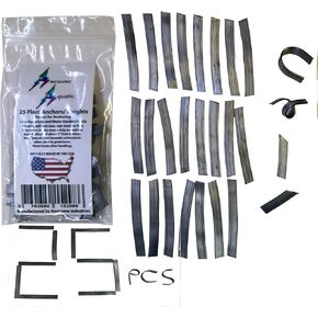 Plant Weights/Anchors 50 Pack Strips Lead Ribbon Live Plants Awesome Aquatic Weight Anchor Aquarium (50 Pack Strips)