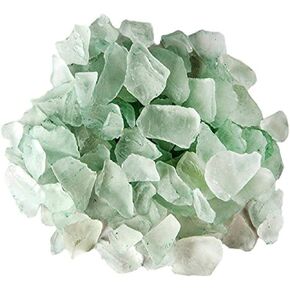 Galapagos (05133 Aquarium Sea Glass, Sage Green, 4lb Bag