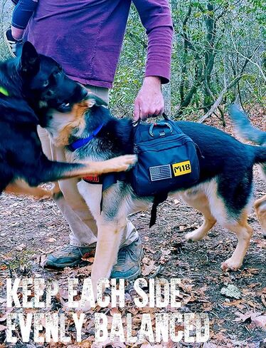 حقيبة ظهر للكلاب من JiePai، حقيبة ظهر للتنزه سيرًا على الأقدام، حقيبة سرج، حقيبة ظهر للكلاب، مع جيوب للكلاب المتوسطة والكبيرة، أسود in Kuwait