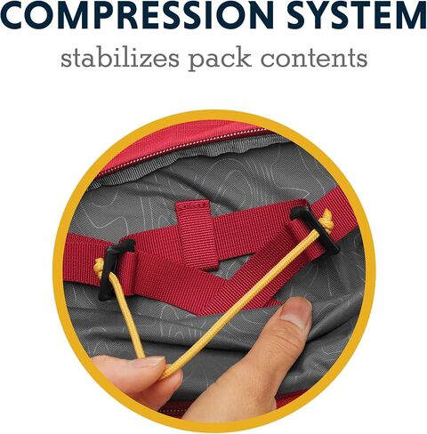 Ruffwear, Palisades Dog Pack, Multi-Day Hiking Backpack with Hydration Bladders, Red Currant, Small in Saudi Arabia