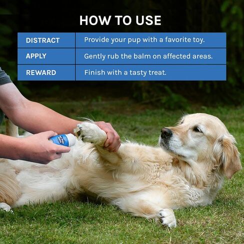 واقي وسادة بلسم مخلب الكلب ومرطب مهدئ: يهدئ ويصلح ويشفي الشقوق الجافة المتهيجة وجروح الأنف بشكل فعال، ويخفف الحكة، 2.5 أونصة، مثالي لجروح الإصابات المتشققة - زبدة الشمع على شكل خطم in Kuwait