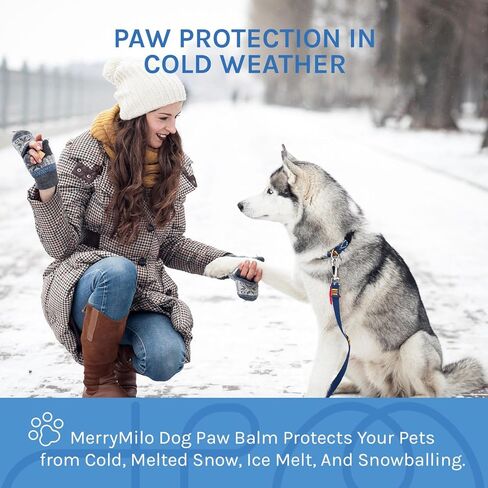 واقي وسادة بلسم مخلب الكلب ومرطب مهدئ: يهدئ ويصلح ويشفي الشقوق الجافة المتهيجة وجروح الأنف بشكل فعال، ويخفف الحكة، 2.5 أونصة، مثالي لجروح الإصابات المتشققة - زبدة الشمع على شكل خطم in Kuwait