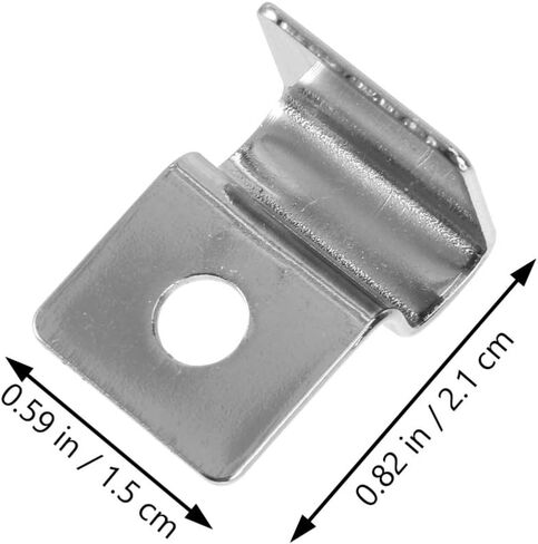 POPETPOP 4 قطع غطاء خزان الأسماك قوس المظلة كليب غطاء حوض السمك قوس غير القابل للصدأ يدعم حوض السمك الاكريليك كليب خزان الأسماك مقاطع الاكريليك بدون إطار عدم الانزلاق خزان الأسماك المشبك الفولاذ المقاوم للصدأ in Kuwait