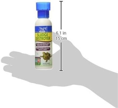 API Turtle Products: Sludge Remover to Clean Aquarium, Water Conditioner to Make Tap Water Safe for Turtles, TURTLEFIX Reme - 2 Pack in Saudi Arabia