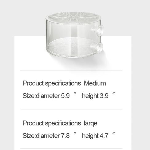 Fish Breeding Box, Fish Cultivating Container Acrylic Fish Isolator with Suction Cups, Aquarium Clown Fish and Guppy Fish Trained Acrylic Incubator (Medium)… in Saudi Arabia