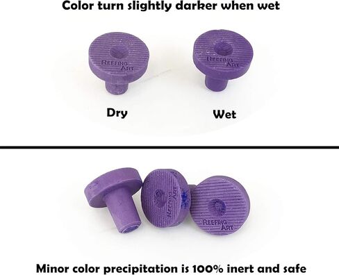 فن الشعاب المرجانية سدادات سيراميك كورالين مرجانية ارجوانية من 30 قطعة من البلاط لـ SPS LPS LPS in Kuwait