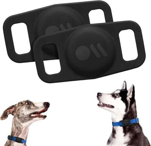 Case-Mate 1 Pack AirTag Dog Collar Holder/Case - Black in Kuwait