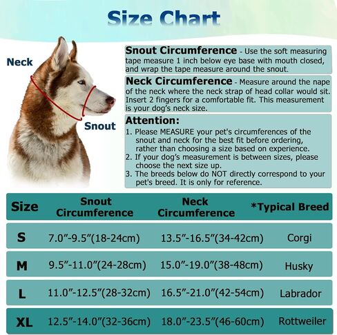 BARKLESS Muzzle Leash for Heavy Pullers, No Pull Stylish Head Halter in Kuwait