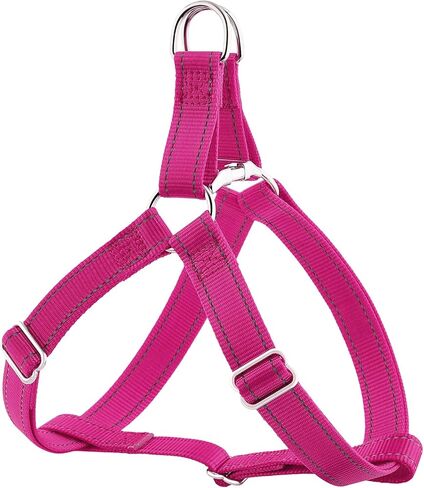 Plutus Pet Step in Dog Harness, Reflective, Adjustable, and Secure with Metal Buckles, Easy Walk Dog Harness for Puppy, Small, Medium and Large Dogs, Purple, M in Saudi Arabia