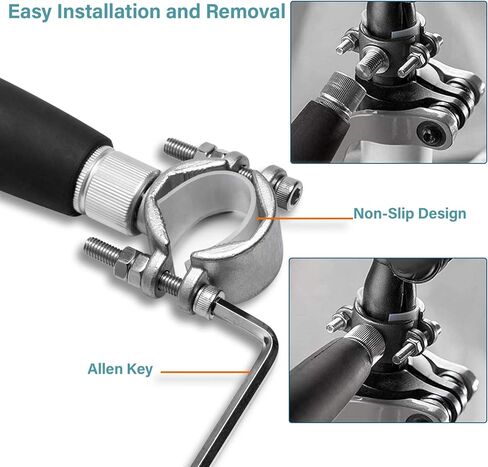 يونيكام زمام دراجة قابل للسحب، مقود دراجة بدون استخدام اليدين للكلاب الاليفة، مقود دراجة امن للكلاب مناسب للتمرين في الهواء الطلق، اساسيات تمشية الكلاب، سهل التركيب والازالة. in Kuwait