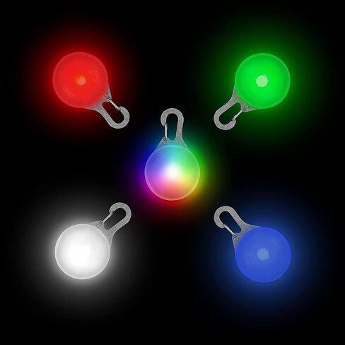 Nite Ize SpotLit XL ضوء حلقة تسلق قابل لإعادة الشحن - مشبك سلسلة مفاتيح مع ضوء LED - مشبك ضوء متغير اللون للياقات أو المفاتيح - قرص O Select in Saudi Arabia