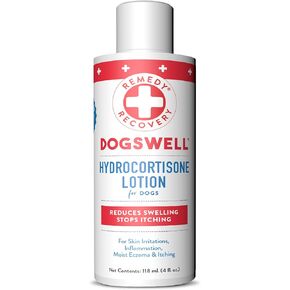 DOGSWELL Remedy + Recovery 0.5% Hydrocortisone Lotion for Dogs, 4 oz. (Packaging May Vary) in Saudi Arabia
