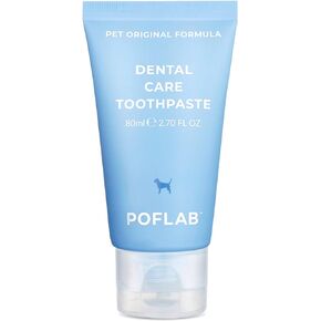 معجون أسنان للعناية بأسنان الحيوانات الأليفة من POFLAB - معجون أسنان طبيعي لصحة الفم للكلاب - يزيل البلاك وتراكم الجير - معجون أسنان القطط الآمن على المينا - يزيل رائحة الفم الكريهة in Kuwait