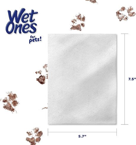Wet Ones for Cats Freshening Wipes with Aloe Vera, Fresh Scent, 50 Count in Kuwait