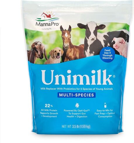 Manna Pro UniMilk Multi-Species Milk Replacer | Great for Puppies | 9 lb in Kuwait
