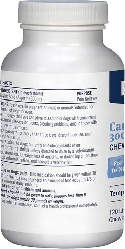 PetArmor Aspirin for Small Dogs, Fast Acting Anti-Inflammatory and Pain Relief For Dogs, Vet-Quality Joint Support and Pain Meds for Dogs, 75 Liver Flavored Tablets in Kuwait