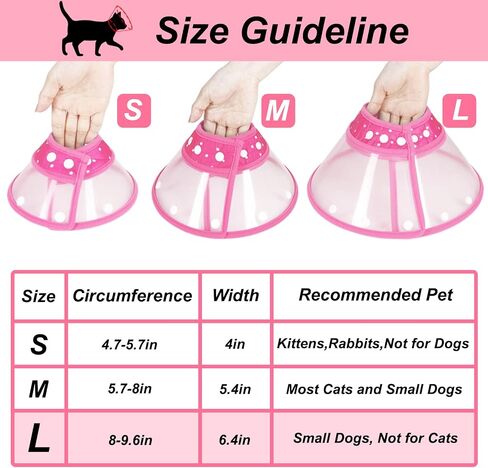 Vivifying Dog Cones for Small Dogs, Adjustable 5.7-8in Pet Cone, Lightweight Recovery Elizabethan Collar for Cats, Puppies and Mini Dogs (Blue) in Kuwait