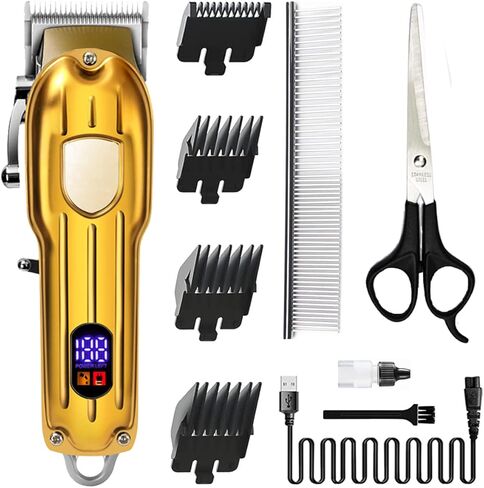 ماكينة حلاقة للكلاب والقطط، مجموعة العناية بالكلاب الكبيرة والصغيرة، ماكينة حلاقة للكلاب الكبيرة والصغيرة، ماكينة تشذيب شعر الحيوانات الاليفة شديدة التحمل، ماكينة حلاقة للحيوانات الاليفة منخفضة in Kuwait