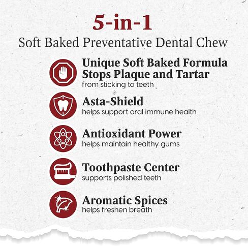 Ark Naturals Soft Shield Protection+ Brushless Toothpaste, Dog Dental Chews for Small Breeds, Stops Plaque and Tartar, Freshens Breath, 12oz, 1 Pack in Kuwait
