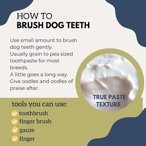 معجون اسنان طبيعي للكلاب بالنعناع من بلاك شيب اورجانيكس - مكون بسيط مع زيت جوز الهند من الدرجة البشرية للكلاب - منعش رائحة الفم الكريهة ويحافظ على نظافة الاسنان والتحكم في البلاك ويقلل الجير in Kuwait