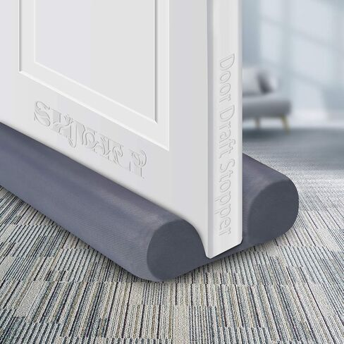 سدادة مسودة الباب، سدادة مسودة لأسفل الباب، حجم قابل للتعديل من 32 بوصة إلى 38 بوصة، غطاء فجوة يصل إلى 1.5 بوصة. مقاوم للغبار، ومقاوم للماء، ومقاوم للشتاء، وكتلة الضوء، وكتلة الضوضاء (رمادي) ) in Kuwait