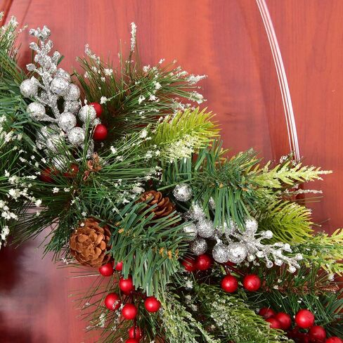 DearHouse 14 Pack Christmas Glitter Berries Stems, 7.8Inch Artificial Christmas Picks for Christmas Tree Ornaments, DIY Xmas Wreath, Crafts, Holiday and Home Decor (Light Blue) in Kuwait