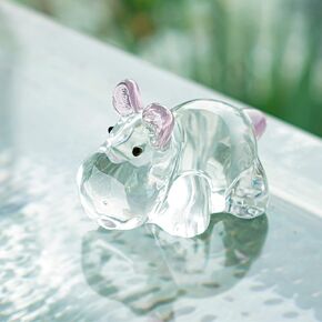 HDCRYSTALGIFTS 3inch Crystal Dragon Figurine Collectibles Art Glass Animal Ornament Decoration for Office Table Home Bedroom in Kuwait