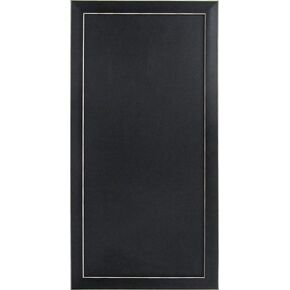DesignOvation Wyeth Framed Magnetic Chalkboard, 13" x 26", Gray in Kuwait