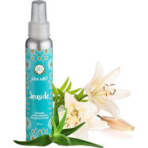 Aira Mist Apple Cinnamon Organic Room Spray - Essential Oil Spray with Organic Ingredients & Therapeutic Essential Oils - Living Room Spray Free of Alcohol & Parabens - Home Fragrance - 4 Ounces