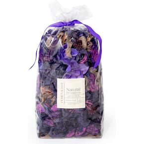 Fragrance Potpourri Bag Home Décor | Floral Petals Vase & Bowl Filler Decoration (Pumpkin Orange) in Kuwait