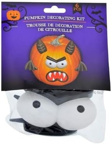 مجموعة نحت اليقطين للهالوين مكونة من 4 قطع من صن شاين سبوت، مجموعة تزيين اليقطين للاطفال، ادوات وانماط نحت اليقطين in Kuwait