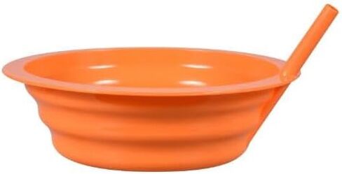 Sunshine's Spot, LLC Colorful Plastic Bowls with Straw that is Built In, 7.5 in. in Kuwait