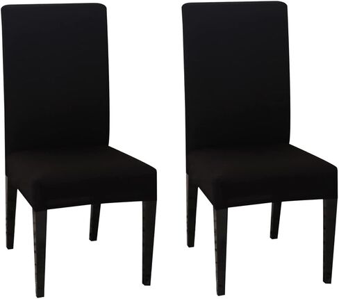 خيار آخر لكراسي الطعام مجموعات غطاء كرسي غرفة الطعام غطاء كرسي بارسون قابل للإزالة غطاء كرسي قابل للغسل للمطبخ (وردي اللوتس، 2) in Kuwait