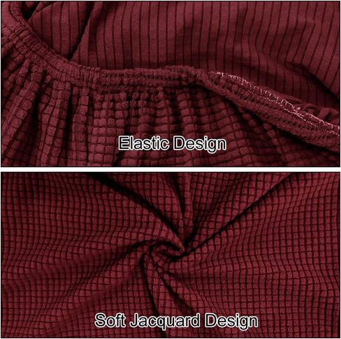 GoodtoU Chair Covers for Dining Room Set of 2, Stretch Parson Chair Slipcover Removable Washable Chair Protector for Home/Restaurant/Banquet,Funda Para Sillas de Comedor(Black, Set of 2) in Kuwait