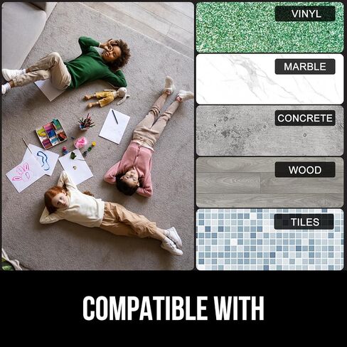 JEEREE Gripper for Rug 12 Pack - Dual Sided Anti Curling Rug Tape Rug Stickers Non Slip Washable Carpet Tapes Rug Corner Grippers for Area Rugs and Tile in Saudi Arabia