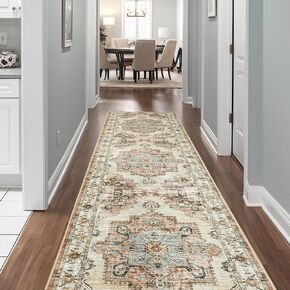 2x3 Area Rug, Door Mat Indoor Entrance Mats for Home Decor, Small Washable Rug Non Slip Indoor Door Mat for Entryway Bedroom Kitchen Bathroom, Beige Brown Natural