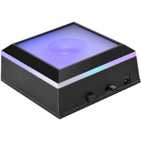 IFOLAINA LED Light Base Multicolor Show Stand Square Display Plate 9 Lighting Mode Color Change for 3D Crystal Art and Glass Ball Resin Figurine