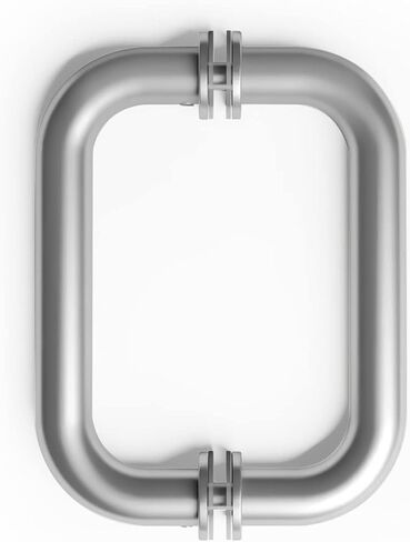 مقبض سحب من الزجاج والمرآة مقاس 6 بوصات من الخلف إلى الخلف على شكل حرف C مع لمسة نهائية من الكروم لباب الدش in Kuwait