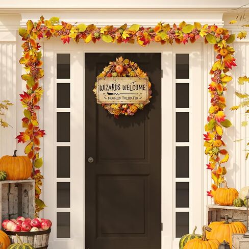 لافتة باب من دي 4 دريم ويزاردز بعبارة Welcome Muggles Tolerated مقاس 11.8×5.9 انش بتصميم عتيق للتعليق على الحائط لديكور المنزل والاماكن الداخلية والخارجية in Kuwait