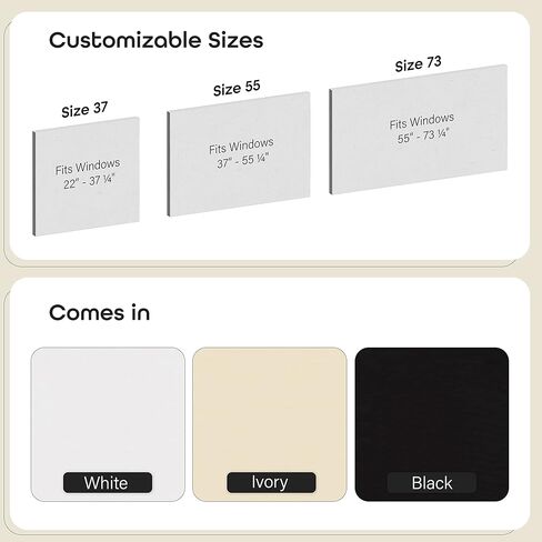 Cordless Tear Down Light Filtering Shade - 37 Inch Width, 72 Inch Length - White- Cord-Free Customizable Room Darkening Horizontal Mini Vinyl Windows Blinds for Interior by Achim Home Decor in Kuwait