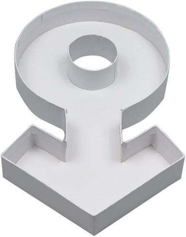 10"Cardboard Number Mache Chocolate Covered Strawberries Fillable Sweets Candy Container Box (White, 0) in Saudi Arabia