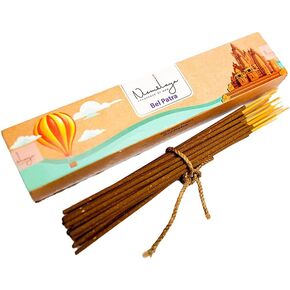 Nirmalaya Bel Patra Incense Sticks Agarbatti, Organic Incense Sticks, 100% Natural and Charcoal Free Christmas Incense Sticks for Room (40 Sticks in a Pack) Floral Fragrance | Non Toxic Incense Sticks in Kuwait
