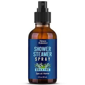 Eucalyptus, Peppermint Shower Steamer Spray 2 fl oz - Aromatherapy Shower Mist for Spa, Made from Pure and Natural Essential Oils, Refreshing Aroma for Clear Breathing, Enhances Mood - Nexon Botanics