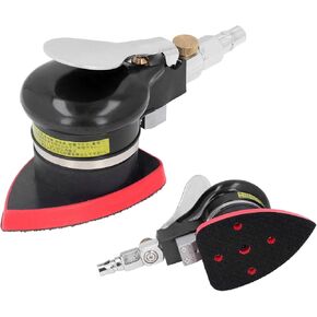12000rpm Air Sander,Triangle Pneumatic Grinder, Mini Handheld Polisher for Wood Metal Random-Orbit Sanders in Kuwait
