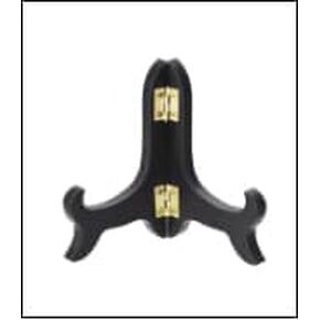 VEdusa 1 قطعة لوحة خشبية سوداء عرض تقف حامل حامل الصورة حامل ديكور مكتبة خشبية ديكور عرض حوامل عرض حامل لعرض إطار الصورة حامل الحامل (4 بوصة) in Kuwait