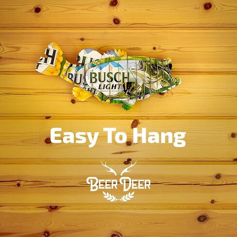 BEER DEER Busch Light Bass 3D Cardboard Mount Wall Art in Kuwait