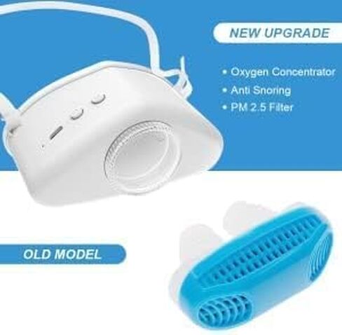 4 in 1 Anti snoring Devices,2023 New Atomization snoring Solution,Right Amount Fog,Adjustable Wind Force Sleep Apnea Devices for Comfortable Sleep in Kuwait