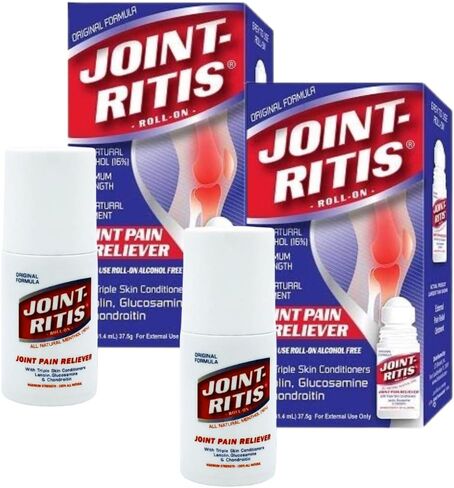 2-Pack | Fast Relief Joint-Ritis | All-Natural | Maximum Relief for Back, Neck, and Joints | As Seen On TV | Easy to Apply, 2 fl oz Roll-On in Saudi Arabia