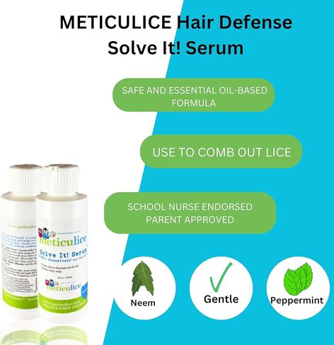 Meticulice Head Lice Removal & Elimination 1 Day Treatment SolveIt! Serum 4oz~ Piojos La eliminacin del suero 4oz. in Kuwait