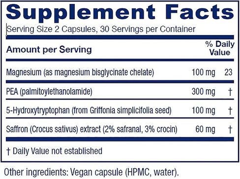 Vitanica Fibro Formula, Fibromyalgia Relief Support, Saffron Extract 60mg, 5 HTP 100mg, Pea 300mg, Dr Formulated Neuro Muscular Support Supplement, Vegan, Non-GMO, 60 Capsules in Saudi Arabia